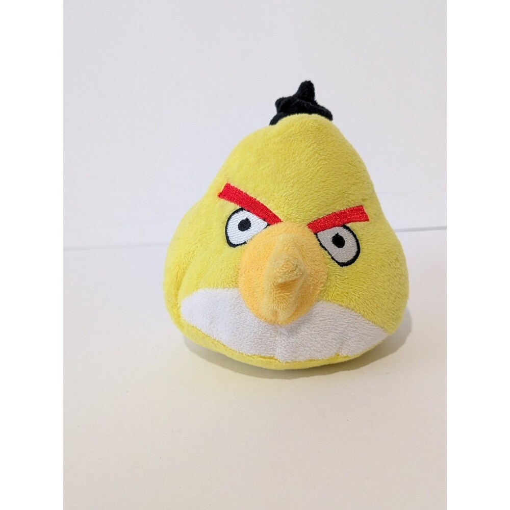 Hartz Angry Birds 6" Chuck Yellow Plush Stuffed Toy No Sound Embroidered